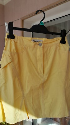 yellow short skirt for girls for summer. $21.00