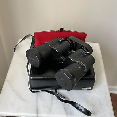 #ad Vintage Sears 10x50 Wide Angle Binoculars Model No. 2529 Japan Case amp; Covers $39.00