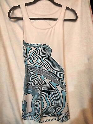 #ad Women#x27;s Small Summer Dress With Fish Graphic $22.00