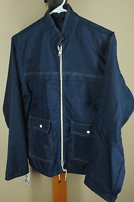 #ad Vintage Sears Men#x27;s Navy Nylon 80#x27;s Men#x27;s S Small Boy#x27;s XL Xlarge Jacket $19.99