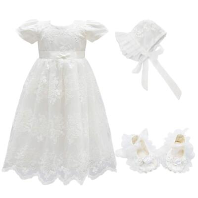#ad #ad Glamulice White Baby Girls Flower Christening Baptism Dress Formal Party Special $7.99