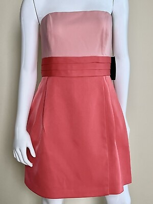 #ad Aidan Mattox Strapless Cocktail Dress Women’s Size 14 49 $74.00