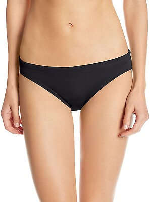 TYR Sport Women#x27;s 185694 Solid Classic Black Bikini Bottom Swimwear Size L $25.00