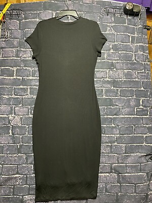 Candalite Women#x27;s Size Large Evening Cocktail Party Dress Stretch Black Bodycon $18.88