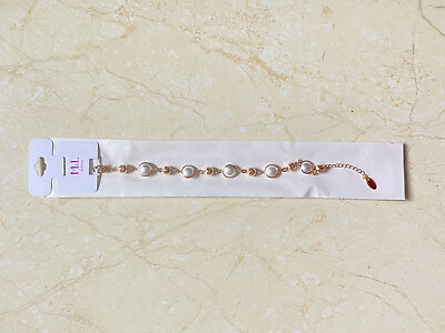 #ad #ad Women Gold bracelet Pearl Jewellery Bracelets Women#x27;s Wedding Bride Prom Gift $1.99