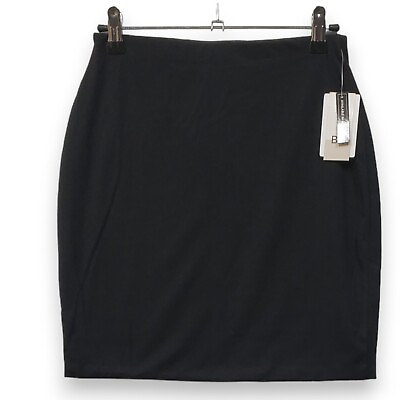 #ad Bp Mini Skirt Black Ponte Knit Freya Womens Size S 25X16.5 $13.65