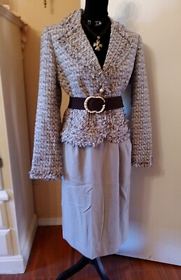 #ad Wool Skirt Suit Medium $48.00