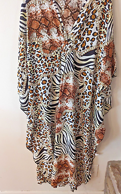 #ad #ad Luxury Boho Dress Maxi Swimwear cover CAFRANS Free Size Plus size Print $10.00