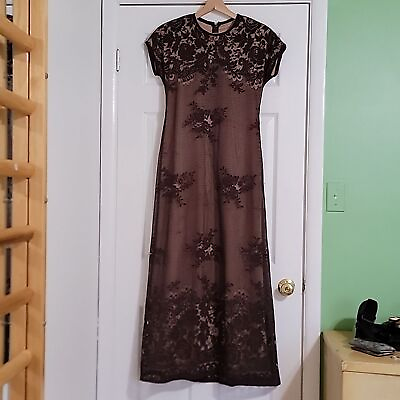 #ad #ad Vintage from the 90ies long evening dress size 8 modest Jeffrey amp; Dara $45.00