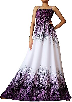 #ad Women Floral Plus Size Maxi Dress Casual Long Sexy Summer Hawaiian Floral Evenin $71.30