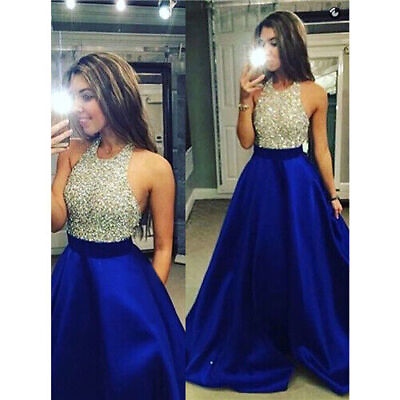 Prom Womens Formal Dresses Evening Wedding Ball Party Bridesmaid Gown Long $29.85