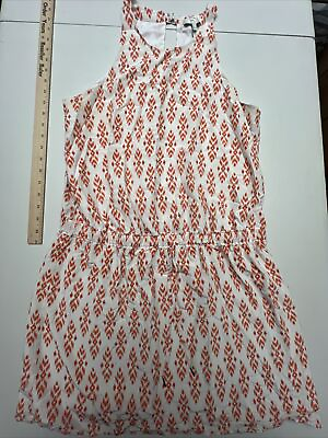#ad Joie Sundress large 100% silk sleeeless elastic waist $9.60