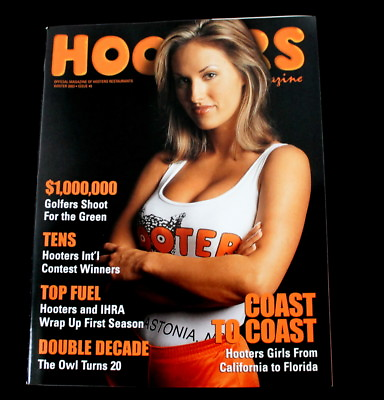 #ad #49 Vtg Hooters Magazine Winter 2003 Issue Sexy Bikini Models Coast to Coast $27.98