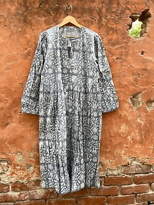 #ad Floral Handmade Cotton Women Maxi Dresses Hippie Wrap Summer Vintage Dress $49.99
