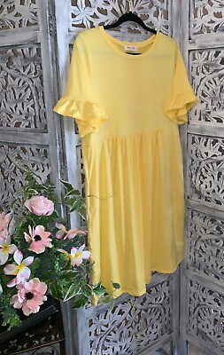 womens summer dress yellow xl $30.00