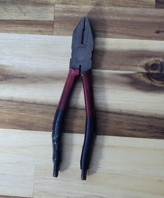 #ad #ad Vintage SEARS COMPANION BF 7.5quot; Linemans Pliers Red Insulated Grip Made in Japan $9.34