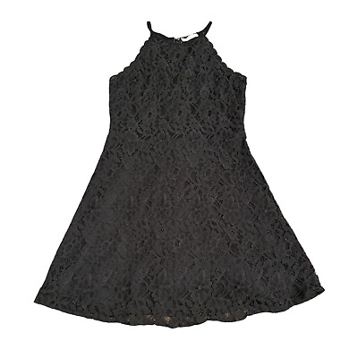 #ad Women’s Black Cocktail Dress Sz M $24.00