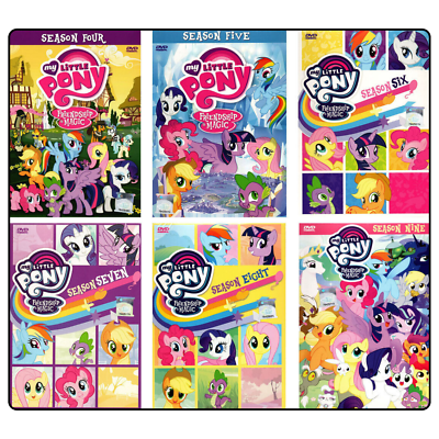 #ad #ad My Little Pony : Friendship Is Magic Season 4 5 6 7 8 9 DVD All Region English $14.95