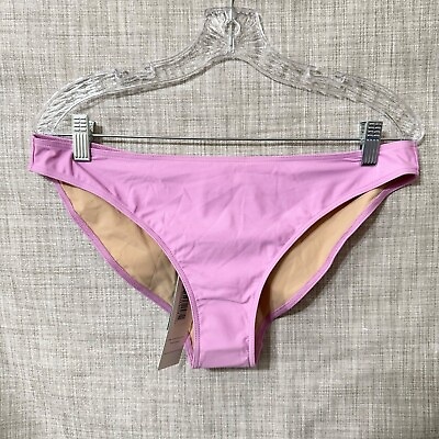 #ad Tanya Taylor Bikini Bottom Womens XL Pink Beach Vacation Outdoor ORELIA Swimwear $9.98