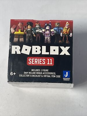 #ad Roblox Series 11 Mystery Blind Figure Box New Purple May Have Bonus Code $10.39