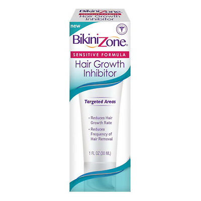 #ad Bikini Zone Hair Growth Inhibitor Sensitive Formula Targeted Areas 1 fl oz NIB $7.95