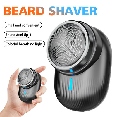 #ad Mini Shave Electric Razor for Men USB Rechargeable Shaver Portable Home Travel $11.52