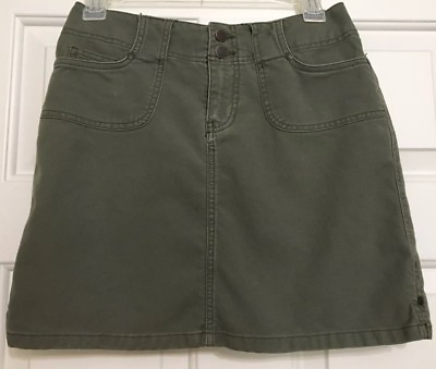 No Boundaries size 5 army green mini skirt women#x27;s juniors $19.28