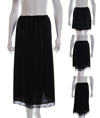 Waist Half Slip Underskirt Polyester Petticoat Skirt Multiple Lengths Available $16.99