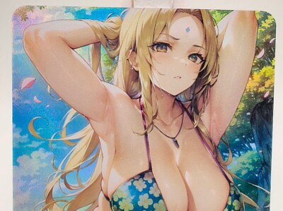 #ad Goddess Story Tsunade Naruto Bikini Game Anime Waifu Doujin Card Holo ACG $8.75