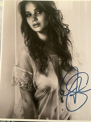 #ad #ad Jennifer Lawrence signed 8x10 Photo RP Sexy Bonus Photo $14.00