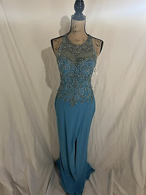 #ad Prom Dress Size 8 Turqouise $65.00