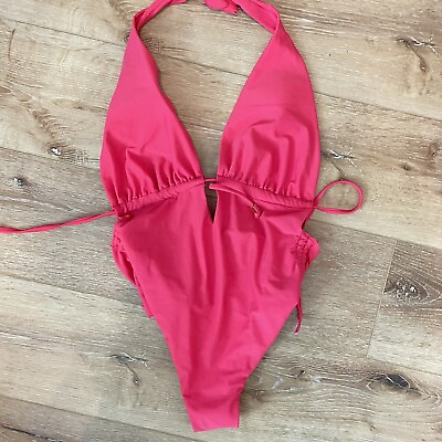 Womens Pink RIO BEACH Size 9 Size Medium Open Back Boho Vacation Travel $14.63