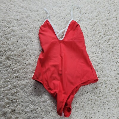 Xhilaration One Piece Swimsuit Juniors#x27; Red Size 0 red size 0 swimsuit red swim $24.99
