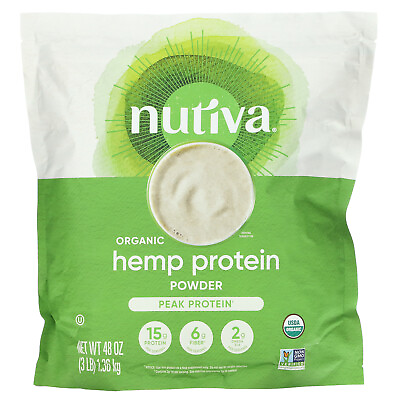 #ad #ad Nutiva Organic Hemp Protein 15g 3 lbs 1 36 kg B Corp Dairy Free Hexane Free $43.35