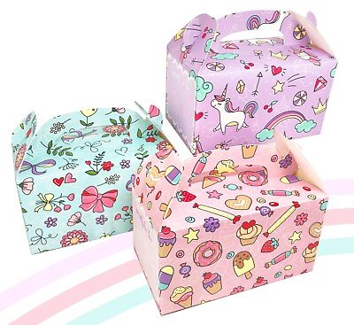 MintieJamie Cute Party Favor Box Handle Candy Box Exclusive Motifs for Kids $10.99