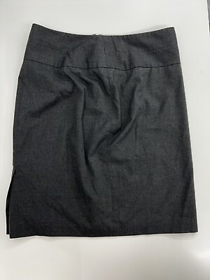 #ad Womens Unbranded Skirt Size Unknown Plain Gray Pencil $9.98