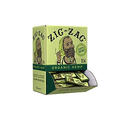 #ad Zig Zag Rolling Papers Organic Hemp 1 1 4 Size 48 Booklet Display $49.99