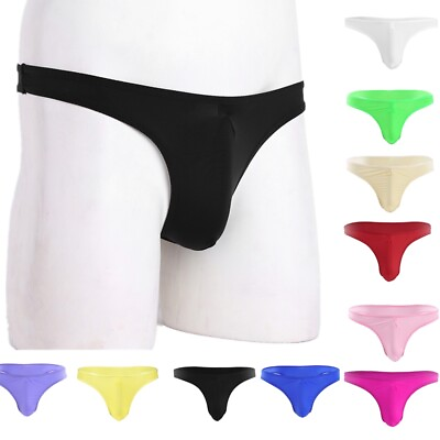 #ad #ad Men Swimwear Swimsuit Lingerie Underwear G String Bikini Swim Briefs Pouch Trunk $7.51
