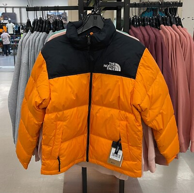 #ad The North Face Mens 1996 Retro nuptse jacket 700 down Cone Orange $249.00