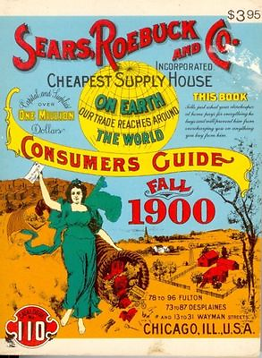 #ad Sears Roebuck and Co. Consumers Guide: Fall 1900 Miniature Reproduction $5.13