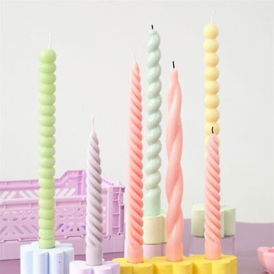 #ad New DIY Long Spiral Conical Candle Mold for Twisted Silicone Mold $47.55