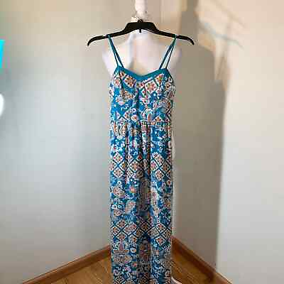 #ad Women’s blue summer dress size M $22.00