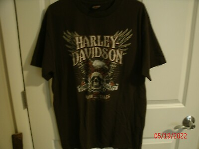 #ad Harley Davidson TemeculaCA World#x27;s Finest Motorcycle Graphic T Shirt Adult Sz L $10.99