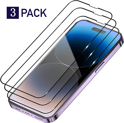 3X Tempered Glass Screen Protector For iPhone 14 13 12 11 Pro Max X XS XR 8Plus $4.99