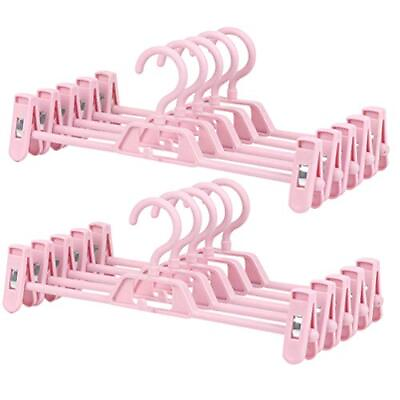 #ad Pant Hangers with Clips 10Pcs Plastic Skirt Hangers Clothes Hangers with Retr... $39.56