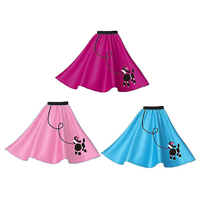 #ad Girls Skirt Smooth Skirts Breathable Costume Elastic Waist Dress up Party Soft $14.39