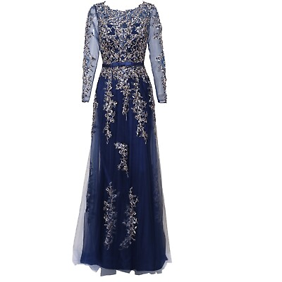 #ad #ad Women#x27;s Long Dress Evening Party Formal Embroidery Ball Gown Dress $129.00