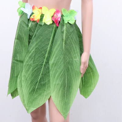 #ad Hawaiian Grass Skirt Primitive Tribal Leaf Skirt Evening Performance Skirt for $12.99