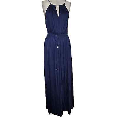 #ad Navy Sleeveless Maxi Dress Size Small $33.75