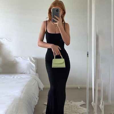 #ad Ladies Sexy Dress Backless Women Party Evening Maxi Dress hot $20.99
